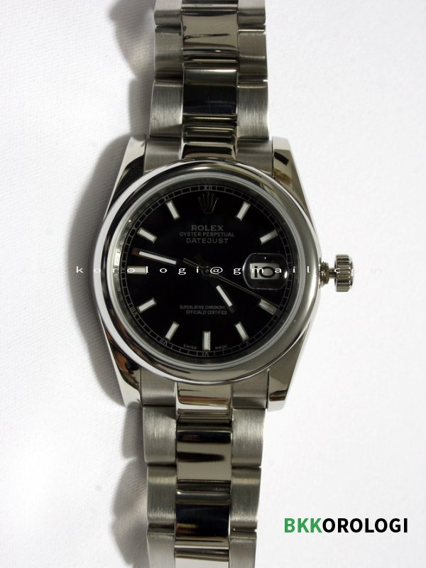 Rolex Datejust Quadrante Nero Replica 116200 - immagine 2