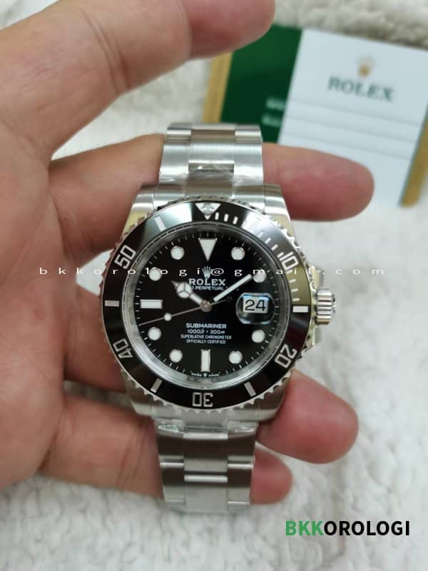 Rolex Submariner Date Ghiera Nera 41 mm Super Clone 126610LN - immagine 5